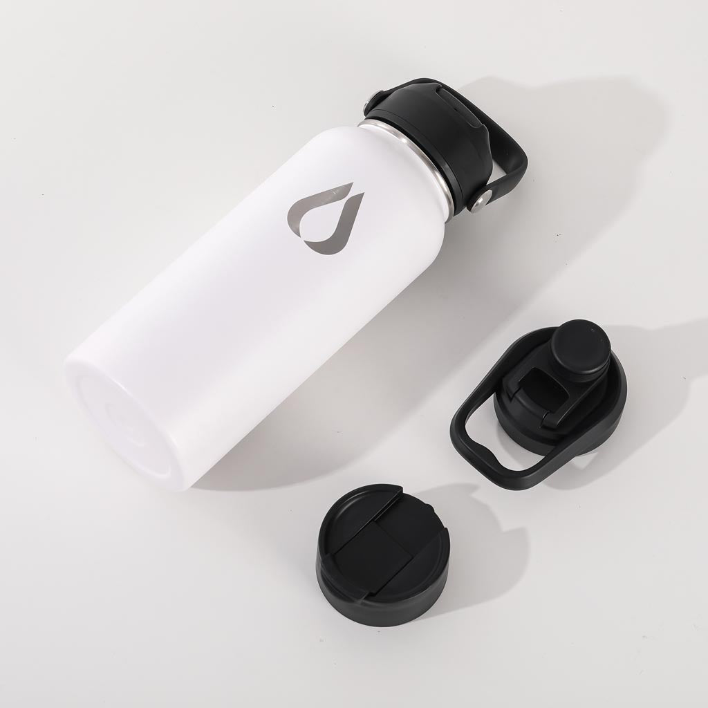 Vattenflaska - 960ML - Vit