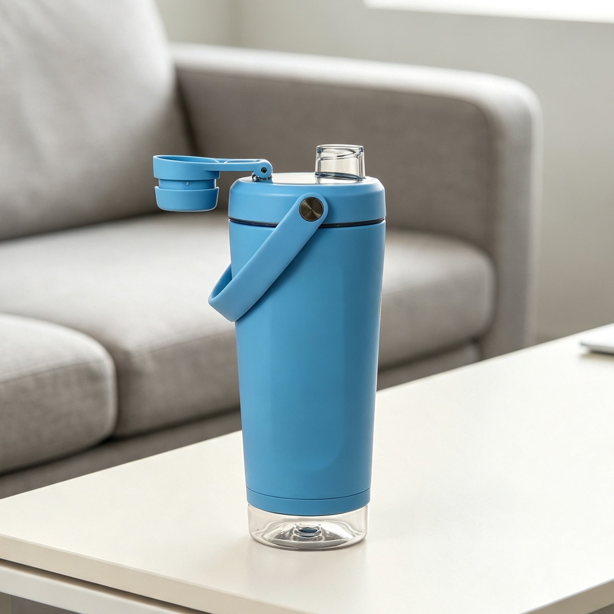 Shaker - 600ml - Babyblå