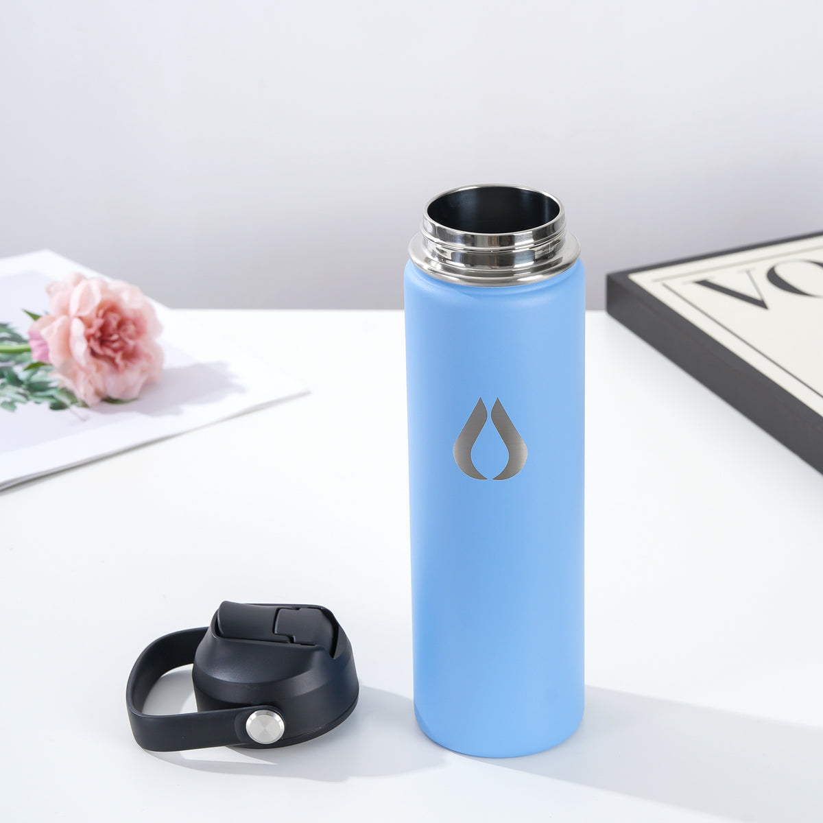 Vattenflaska - 650ML - Blue