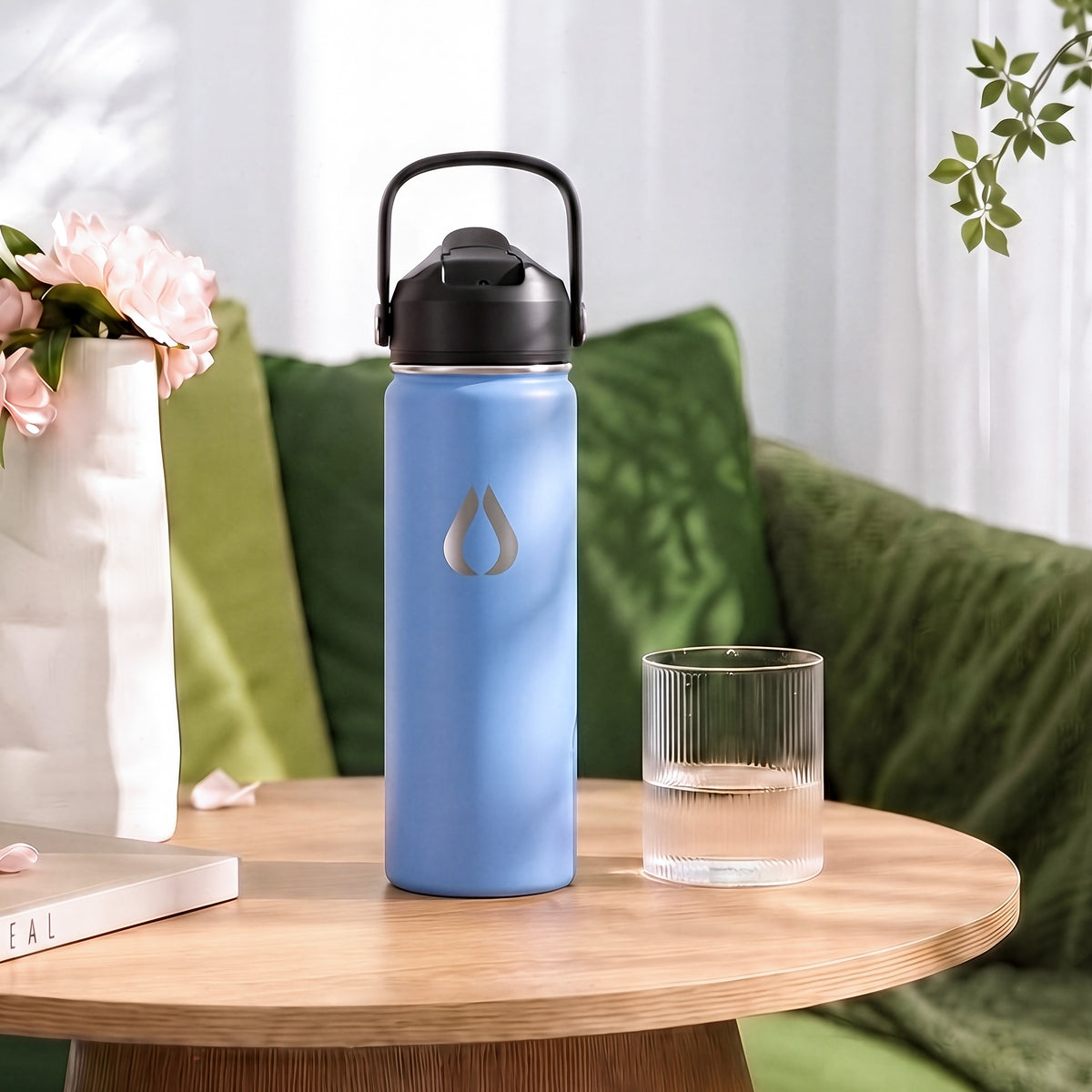 Vattenflaska - 650ML - Blue