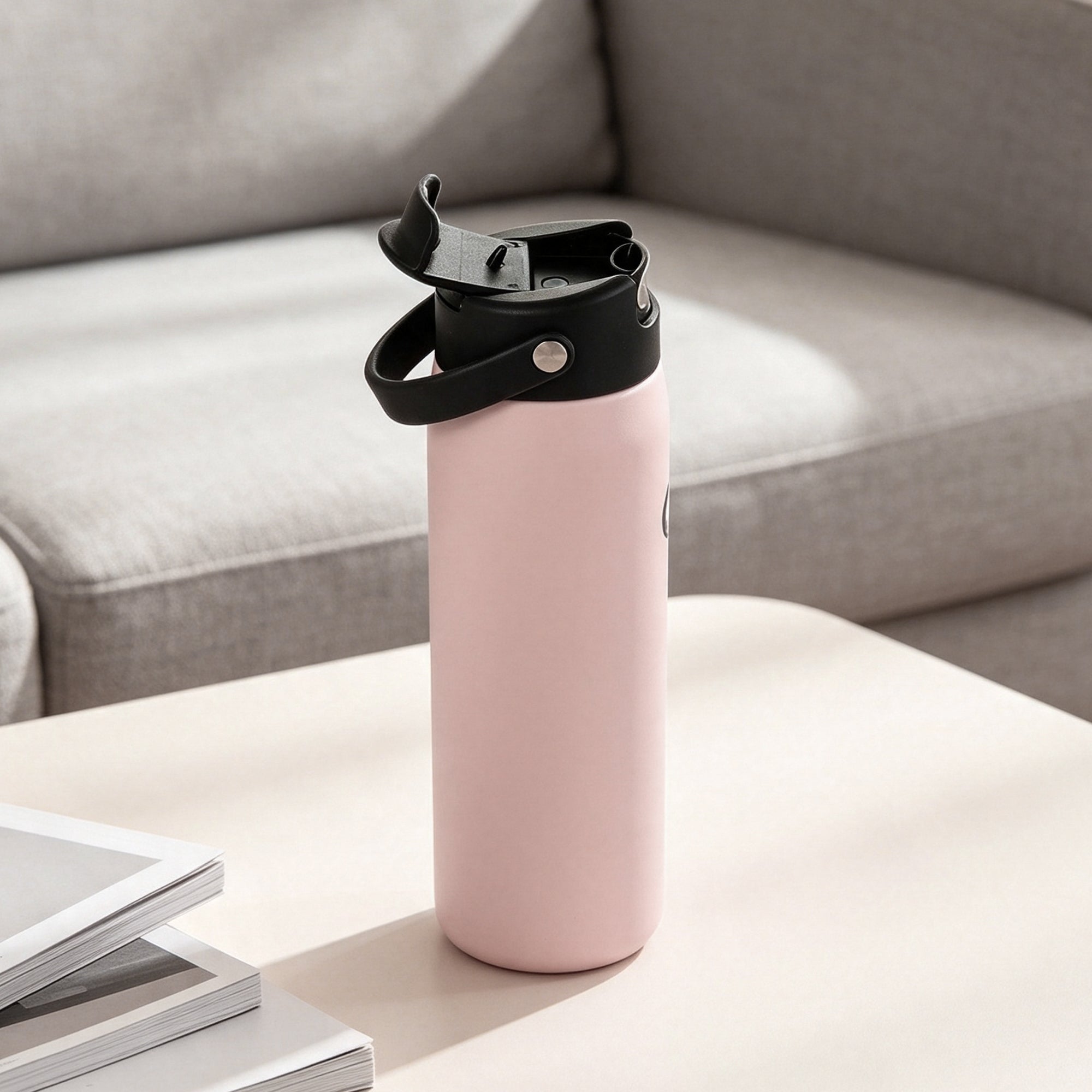 Vattenflaska - 2 i 1 - 710ML - Blush