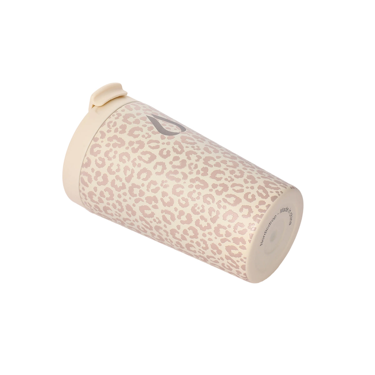 Kaffekopp - 400ML - Cream Leopard