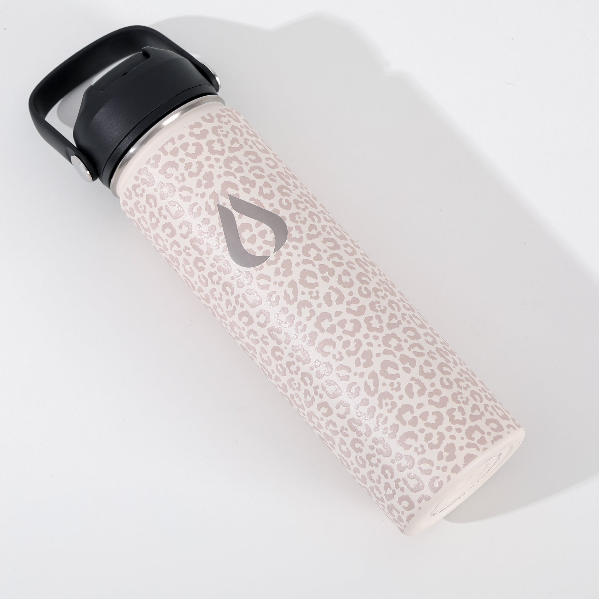 Vattenflaska - 650ML - Cream Leopard