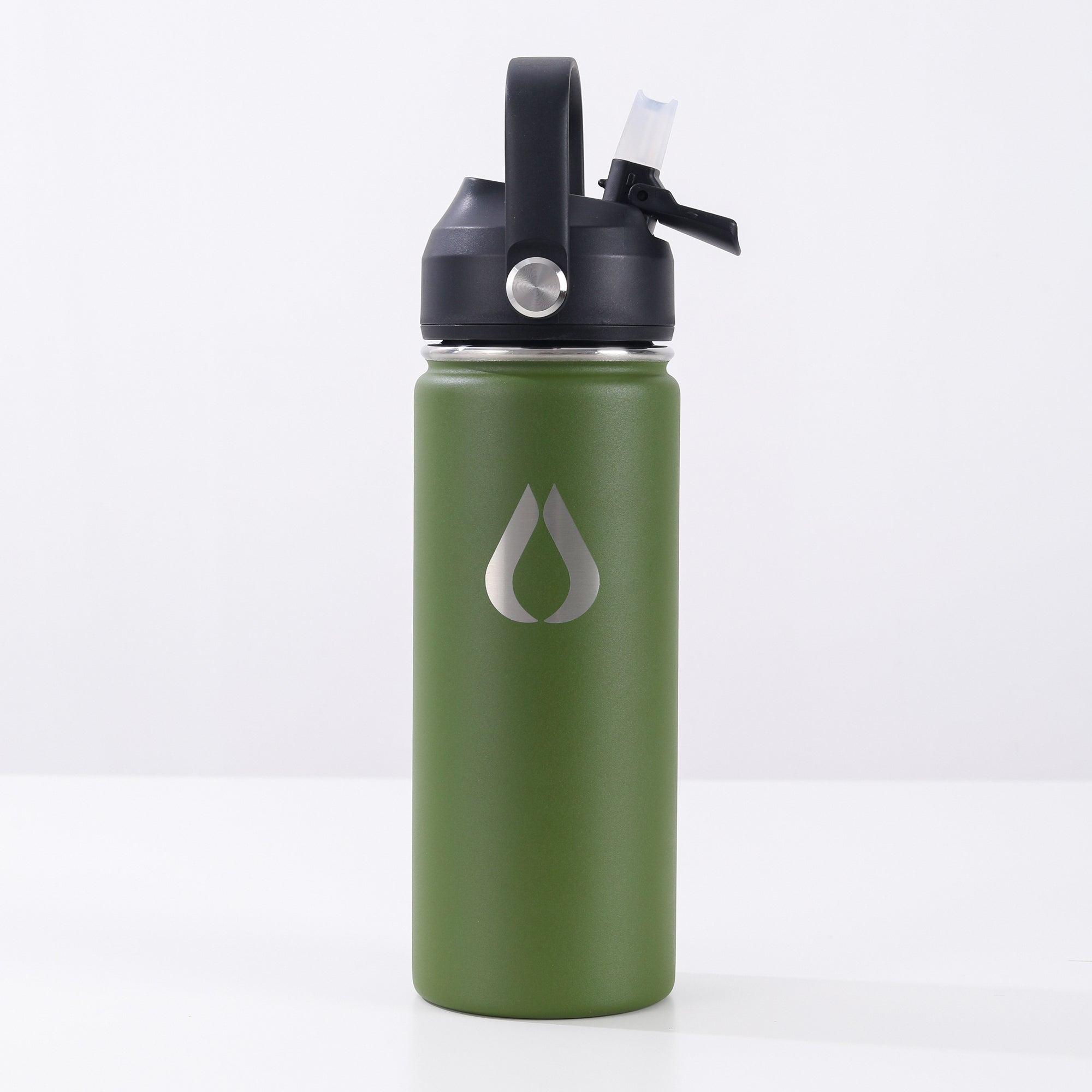 Vattenflaska - 500ML - Dark Olive