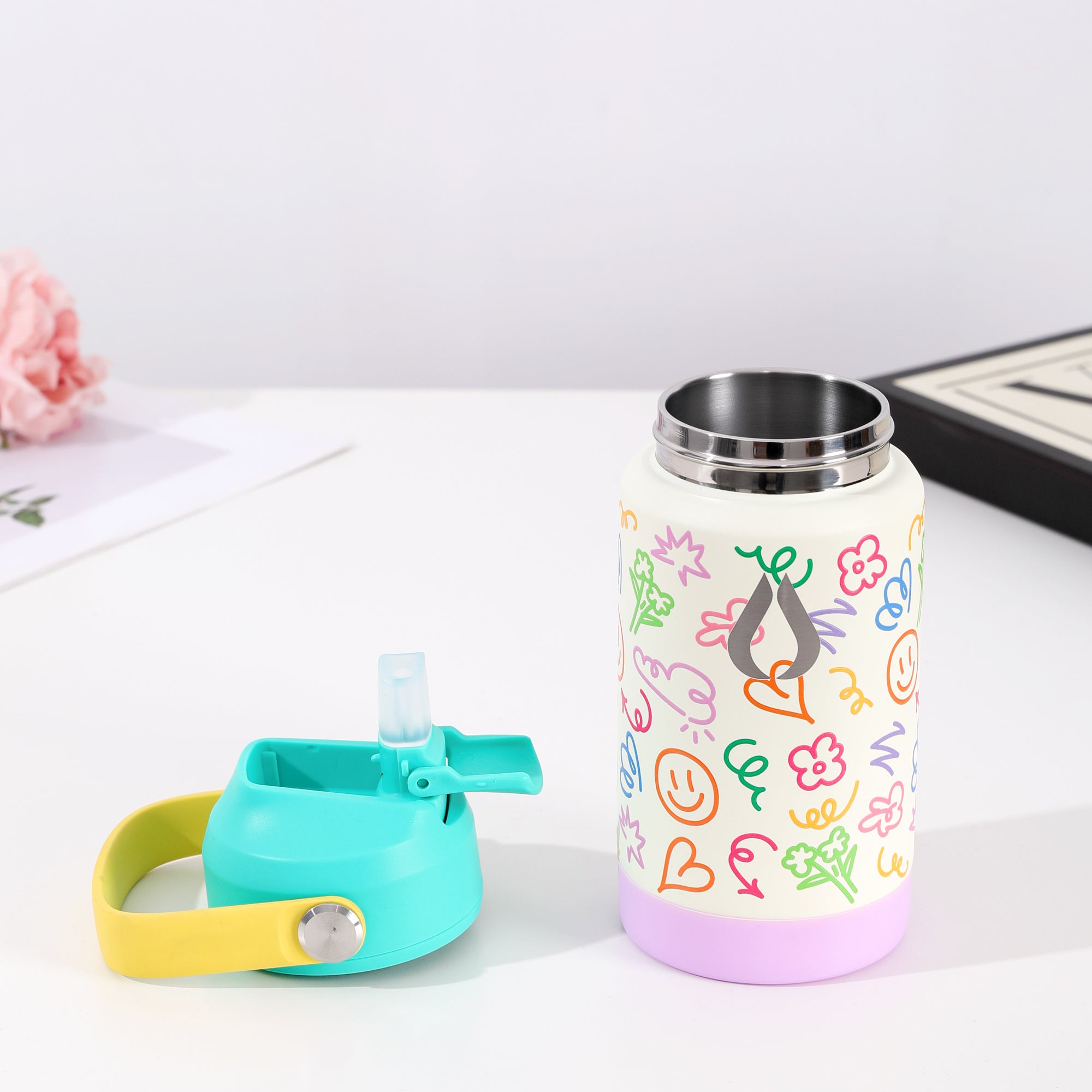 Barnflaska - 350ML - Doodles