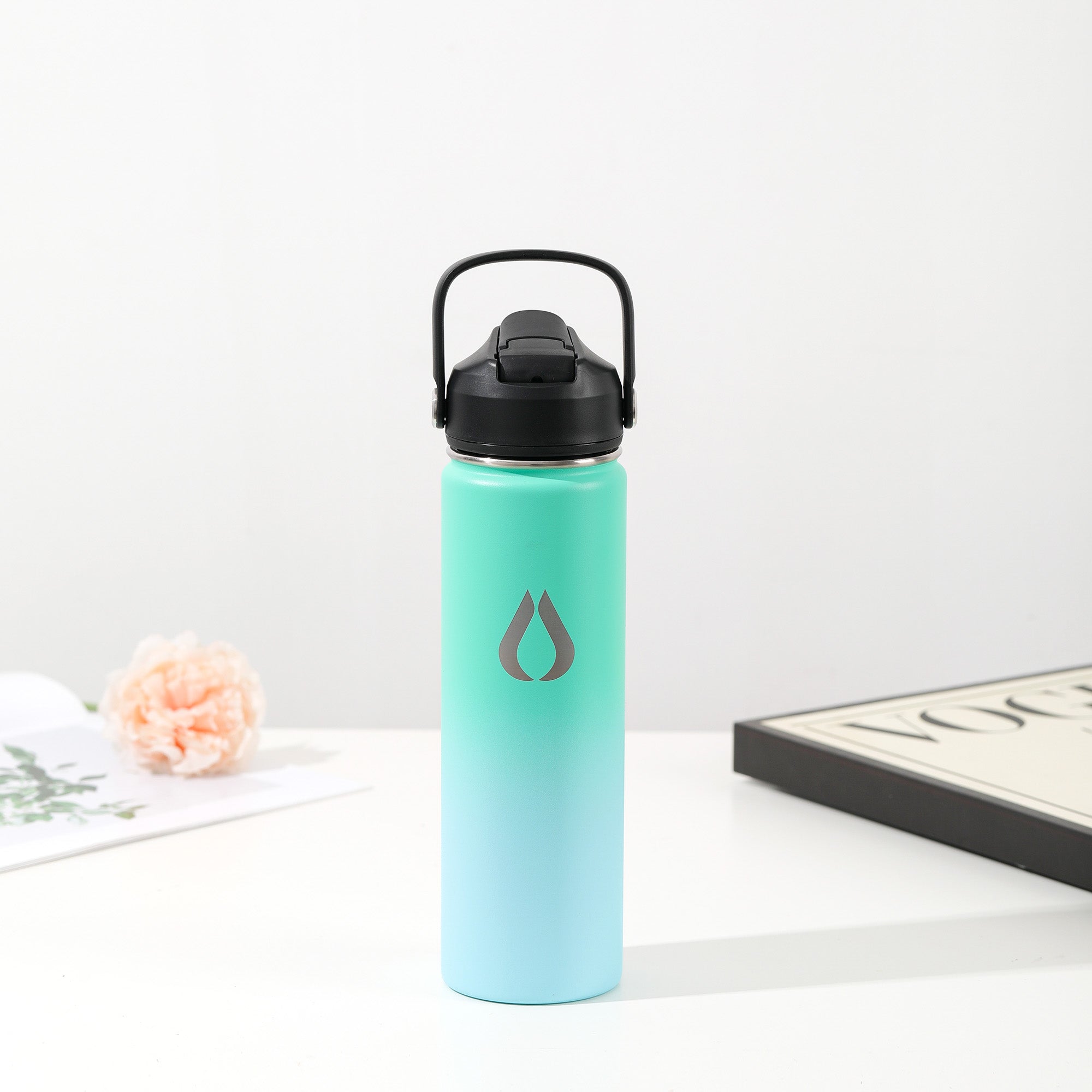 Vattenflaska - 650ML - Green Sky