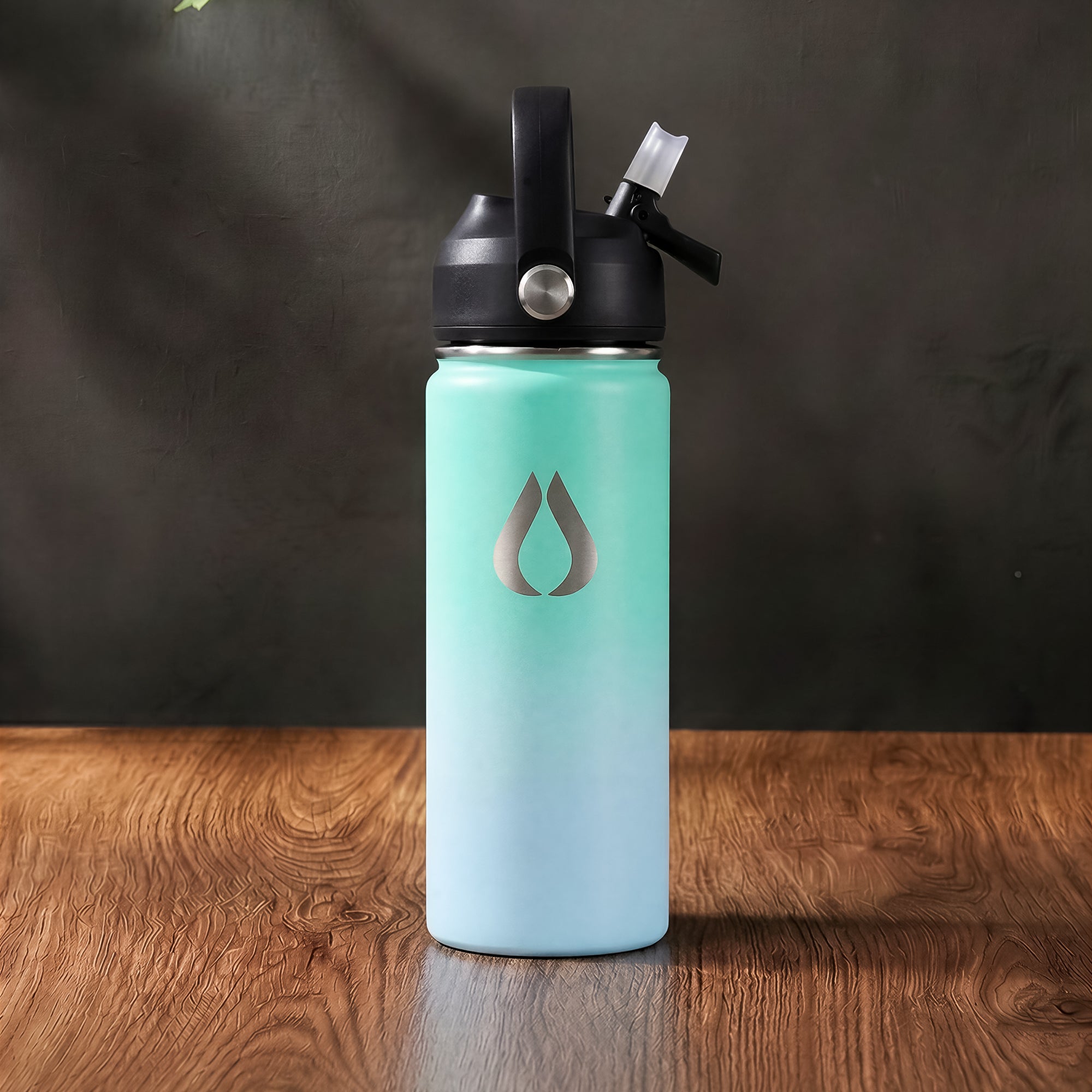 Vattenflaska - 500ML - Green Sky