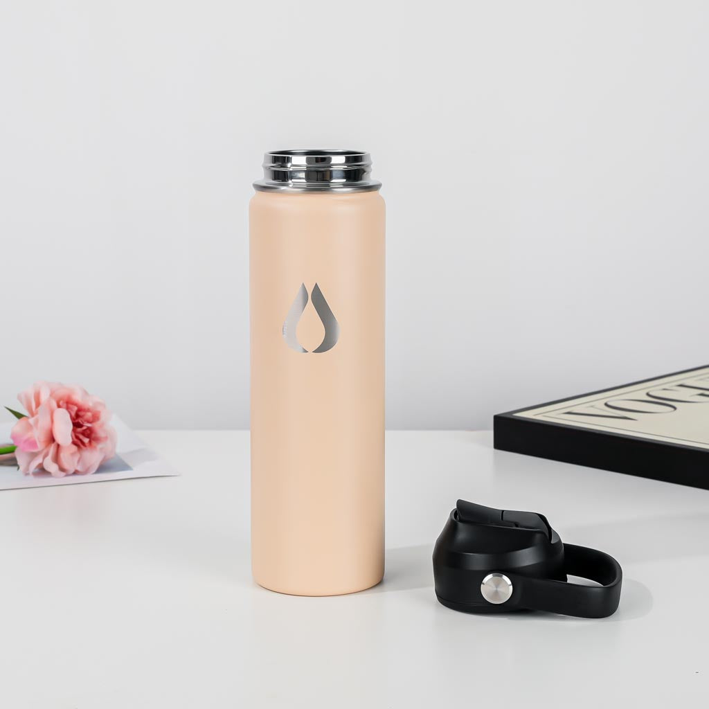 Vattenflaska - 650ML - Latte