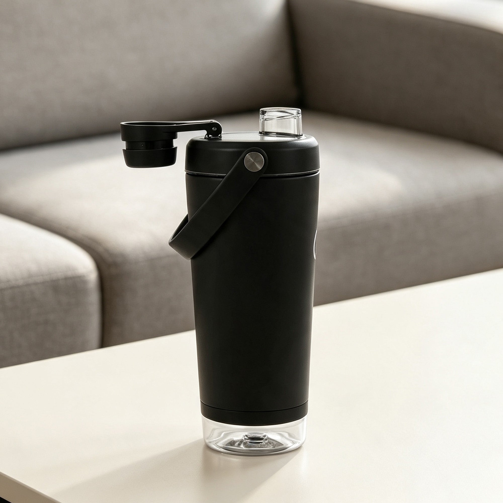 Shaker - 600ml - Svart
