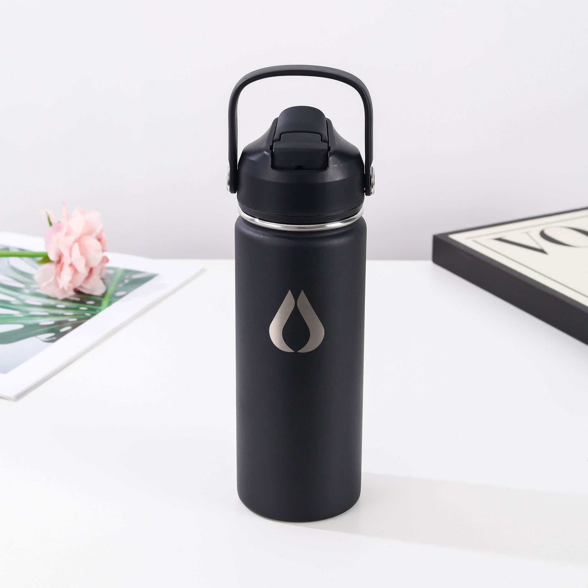 Vattenflaska - 500ML - Svart