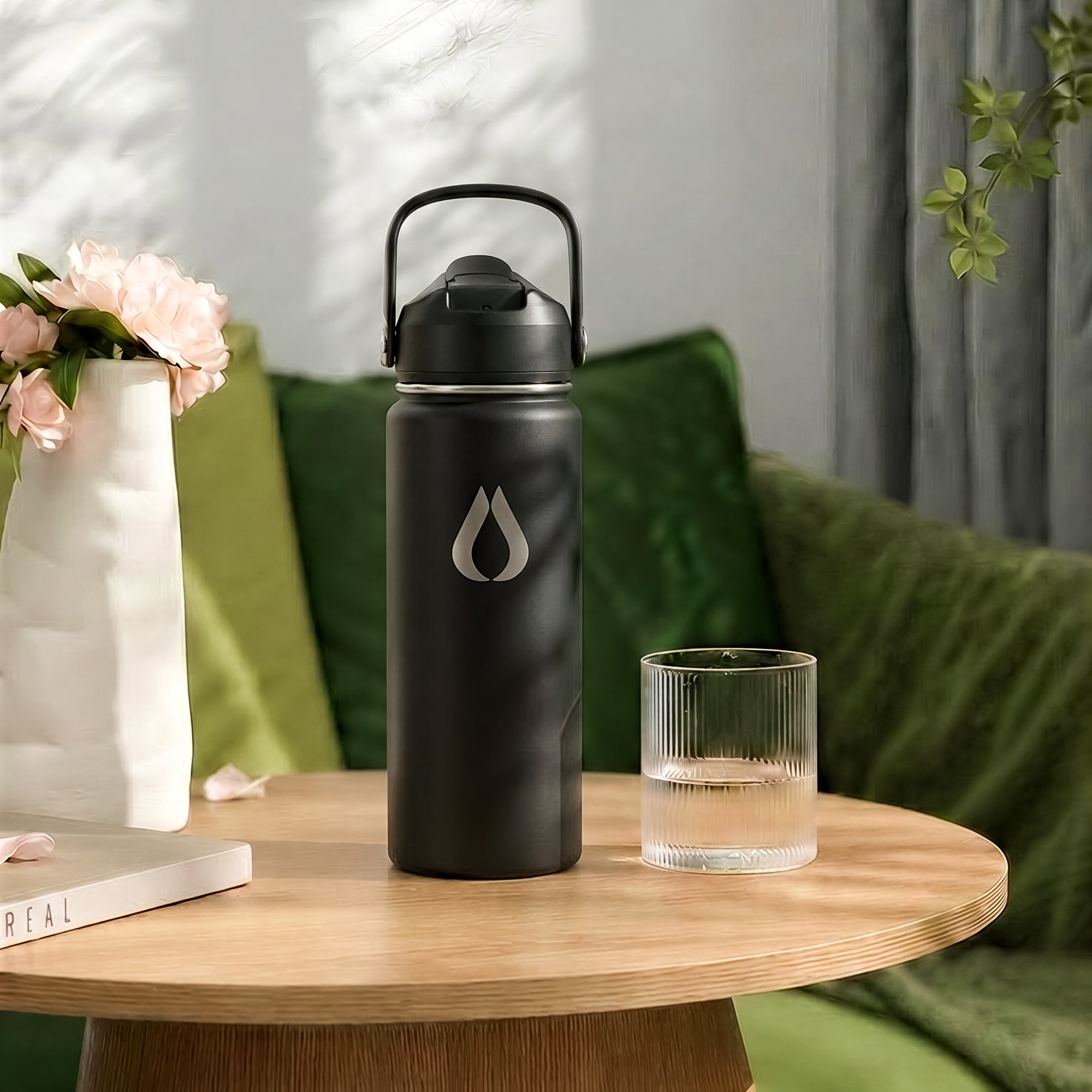 Vattenflaska - 500ML - Svart