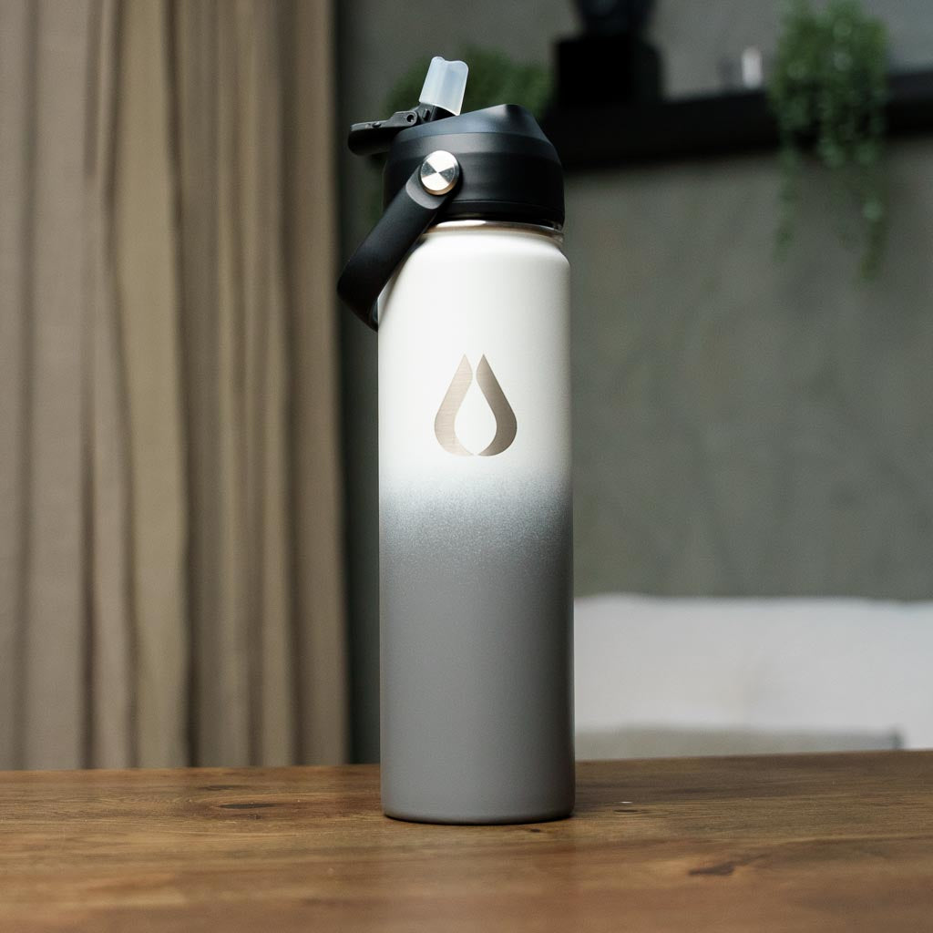Vattenflaska - 650ML - Shades of Gray
