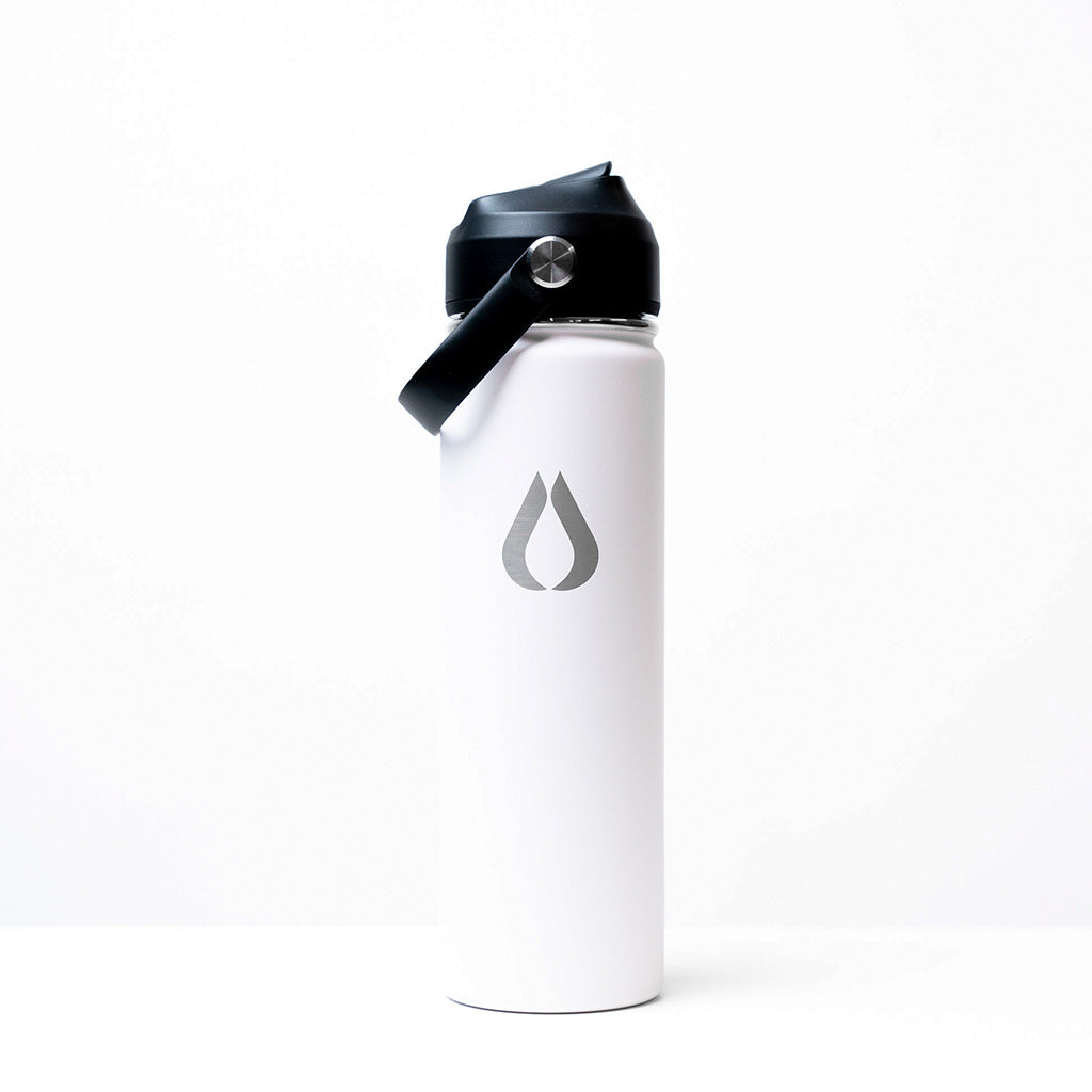 Vattenflaska - 650ML - Vit