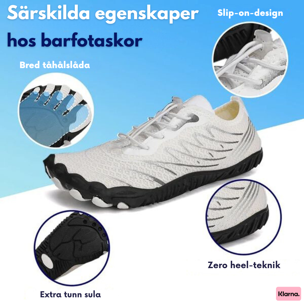 VitalWohl® EasyWalk Pro - Ortopediska barfotaskor