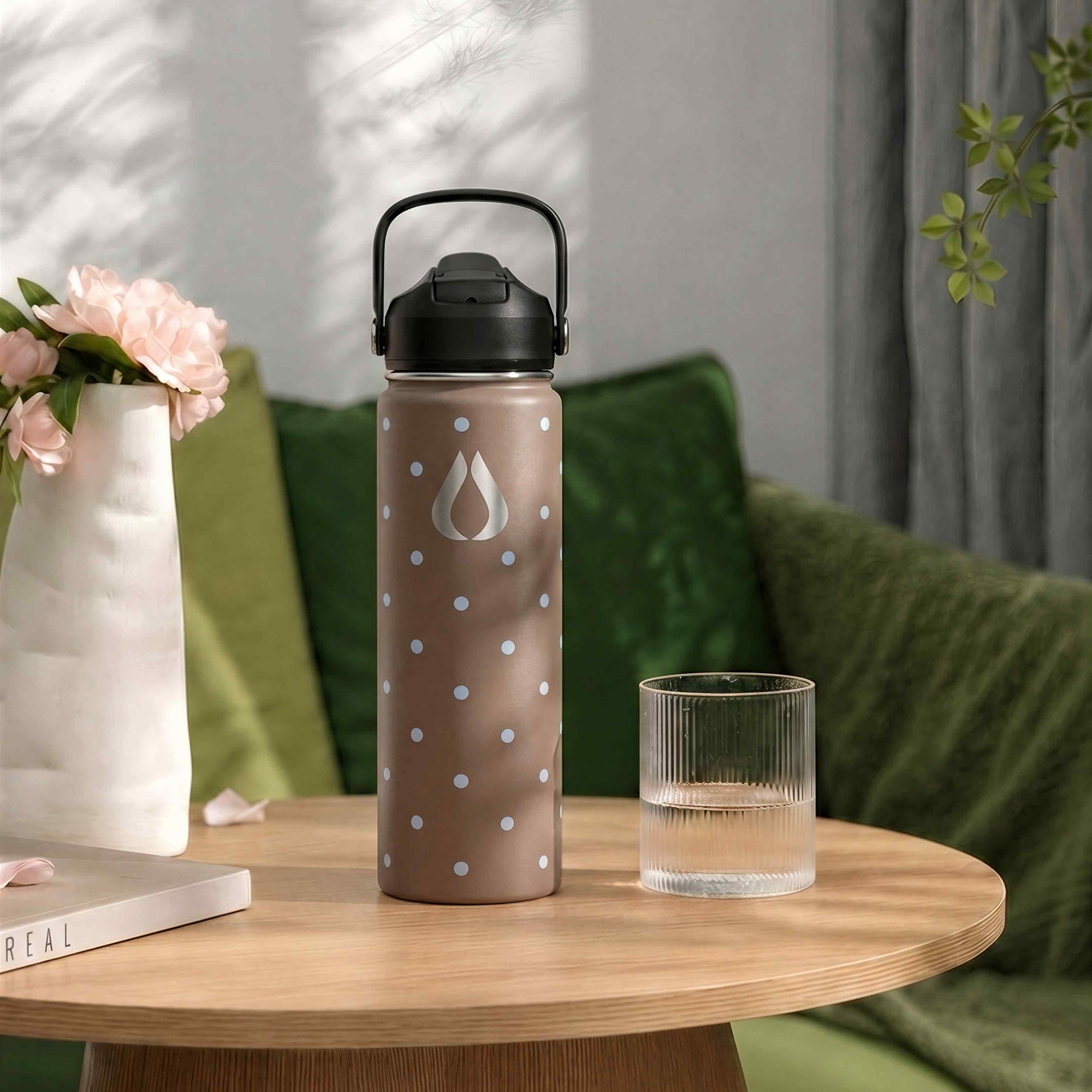 Vattenflaska - 650ML - Biscuit