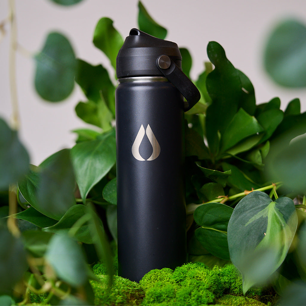 Vattenflaska - 650ML - Svart