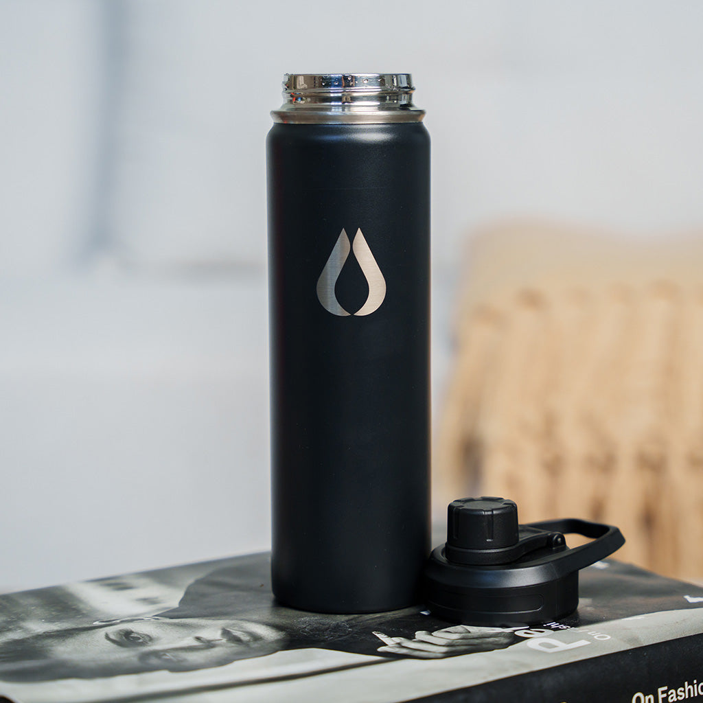 Vattenflaska - 650ML - Svart