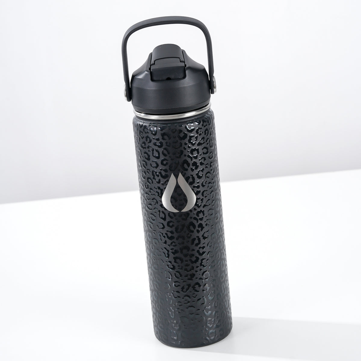 Vattenflaska - 650ML - Black Leopard