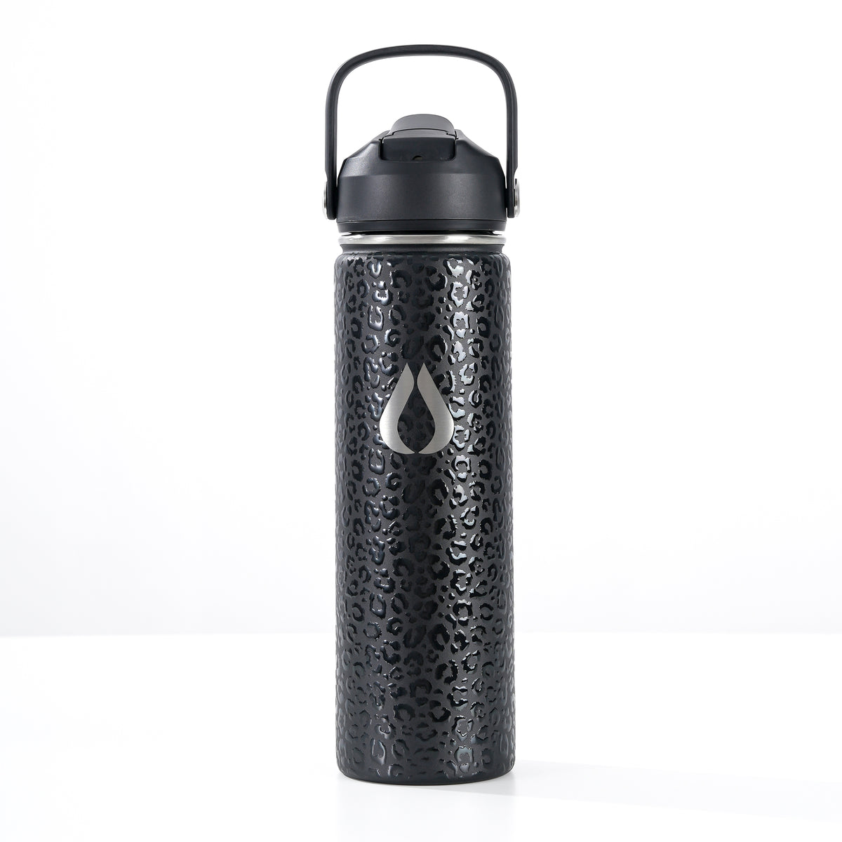 Vattenflaska - 650ML - Black Leopard