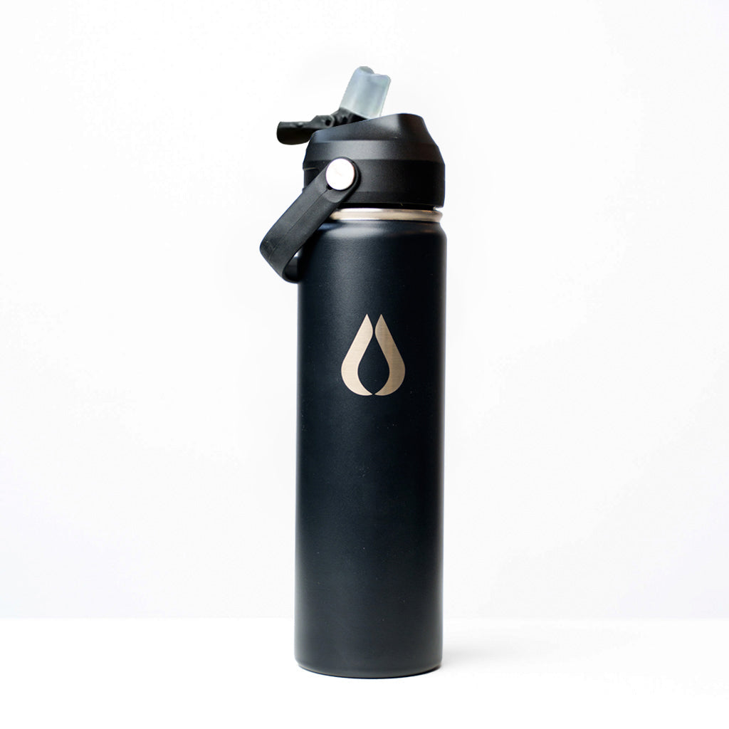 Vattenflaska - 650ML - Svart