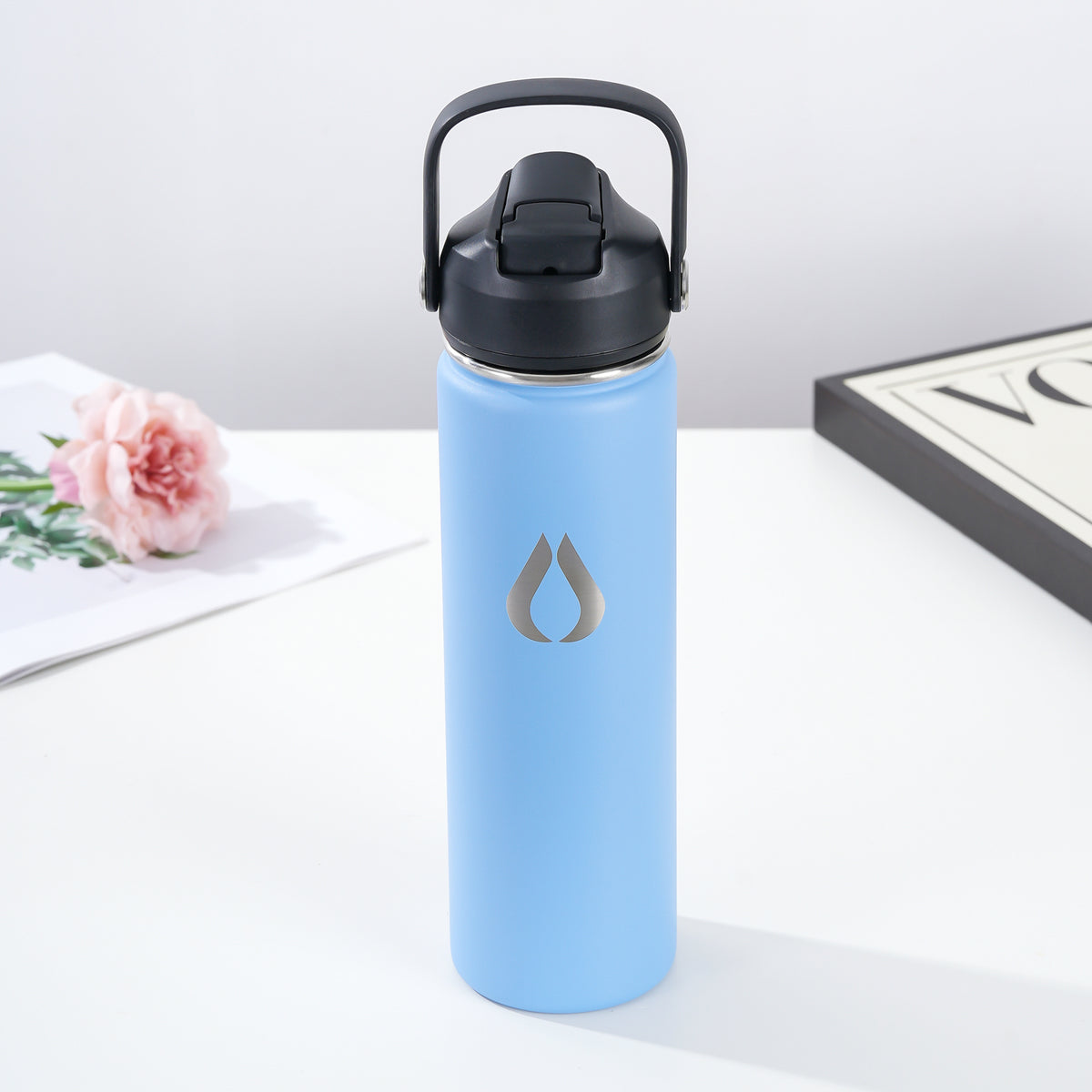Vattenflaska - 650ML - Blue