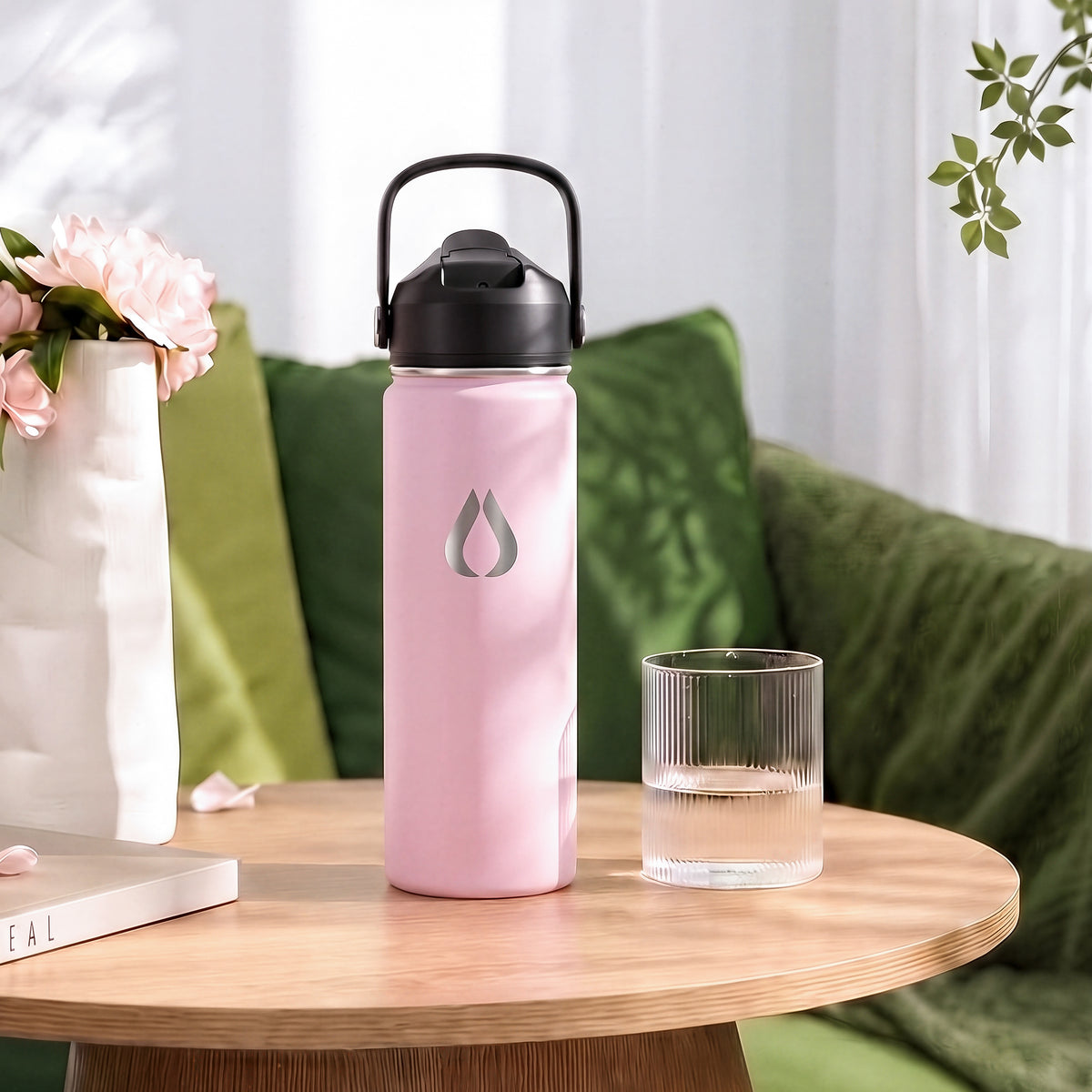 Vattenflaska - 650ML - Blush