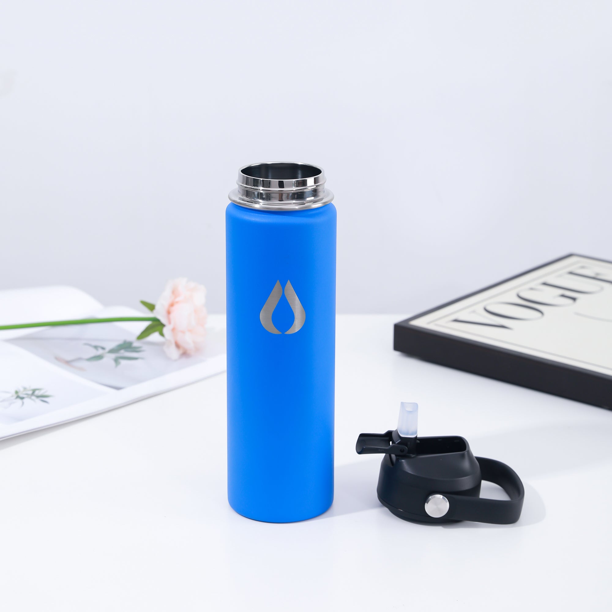 Vattenflaska - 650ML - Cobalt