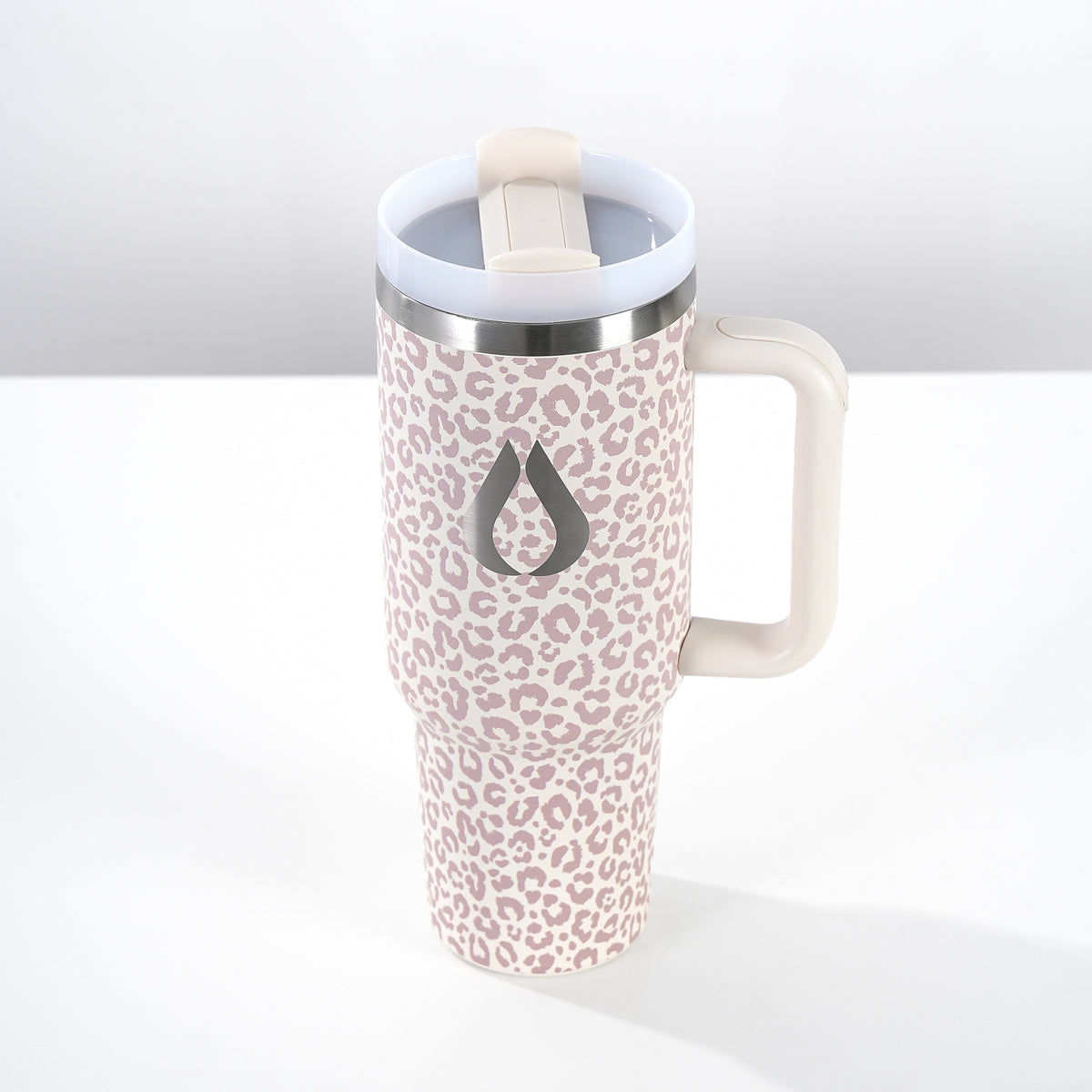 Tumbler - 1200ML - Cream Leopard