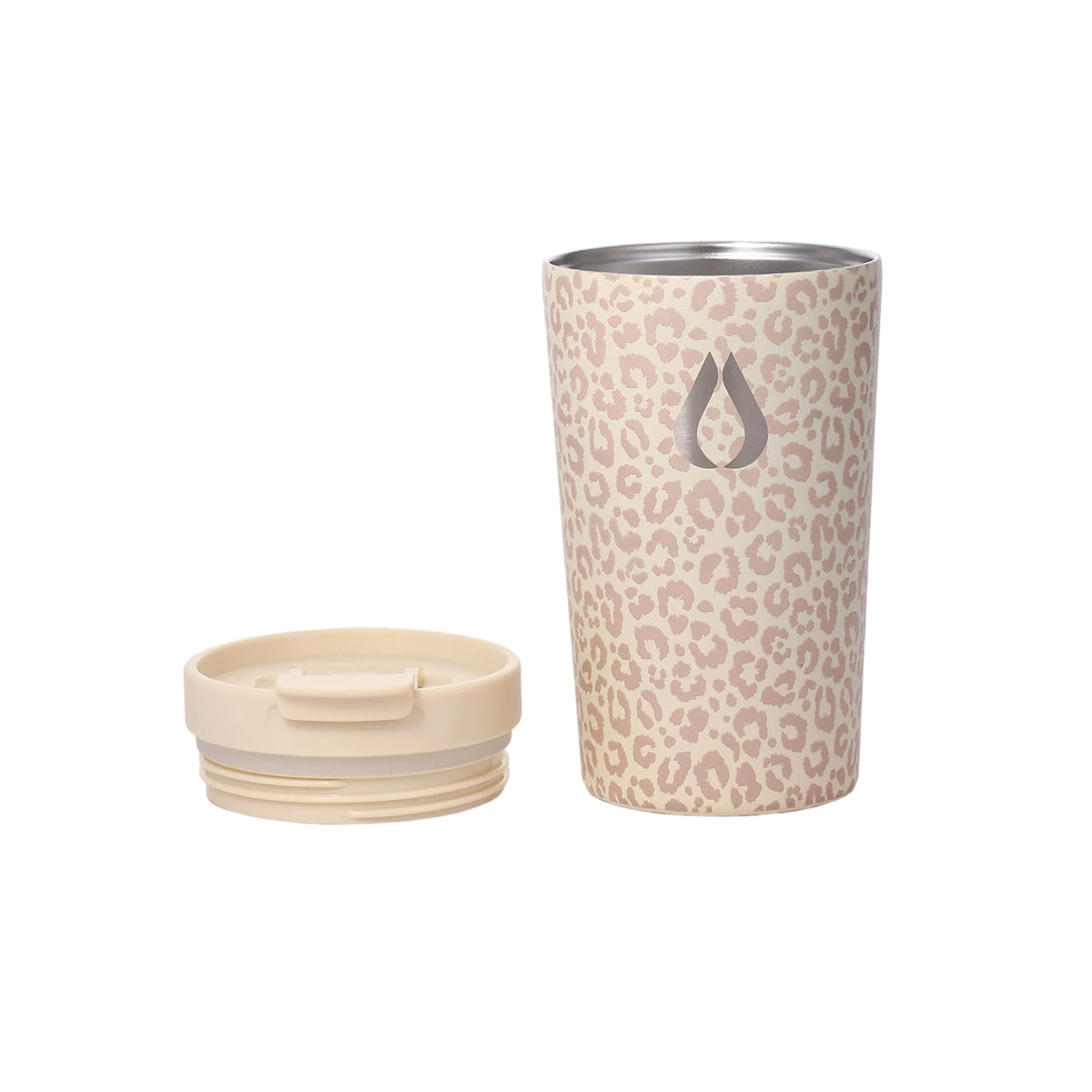 Kaffekopp - 400ML - Cream Leopard