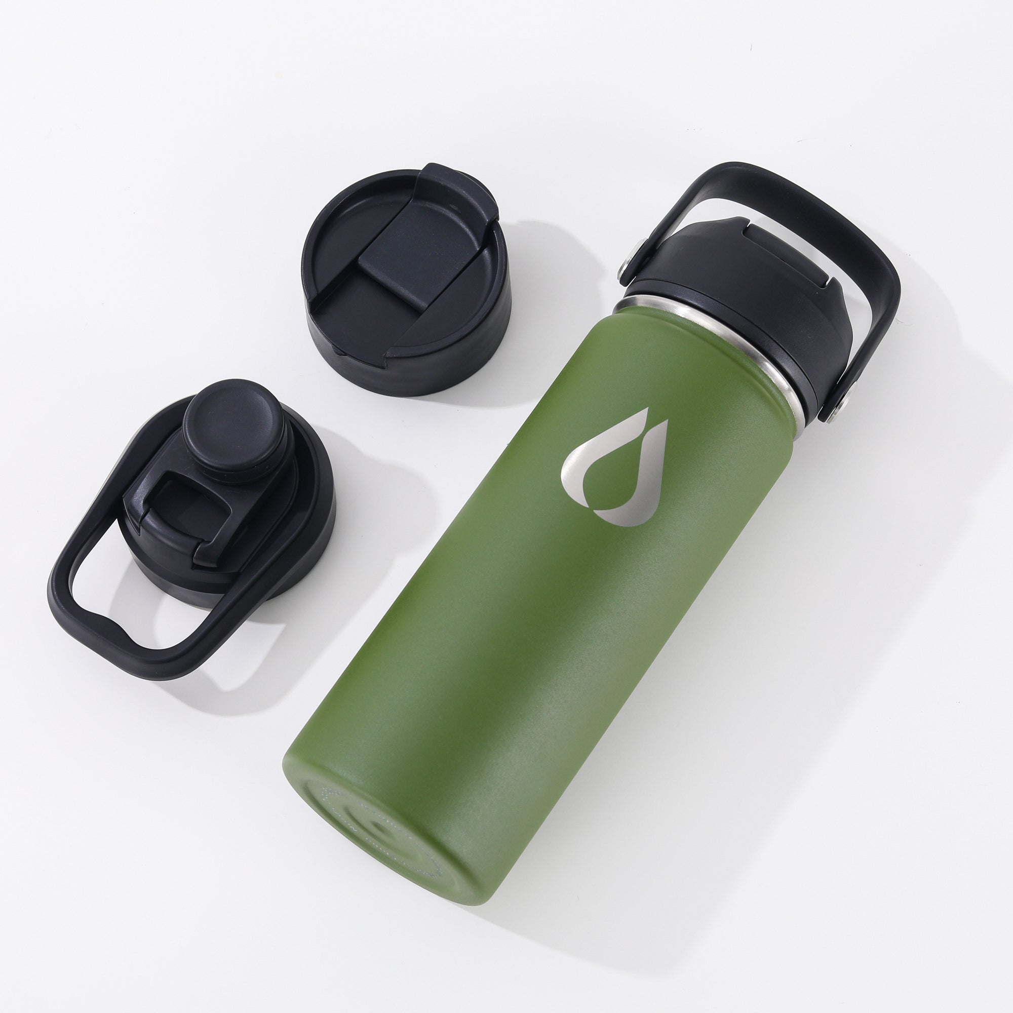 Vattenflaska - 500ML - Dark Olive