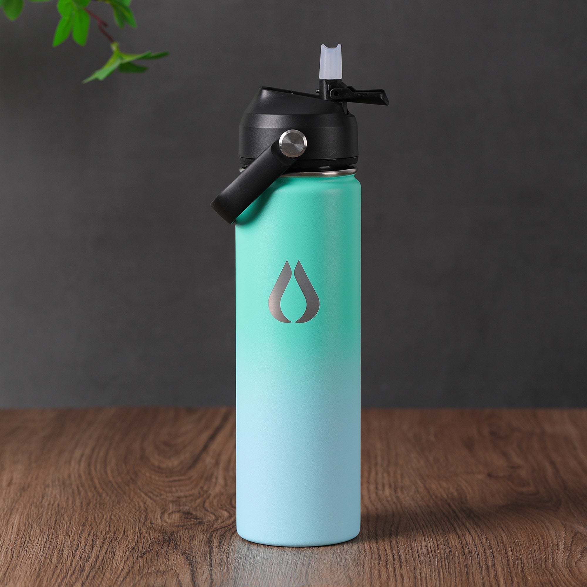 Vattenflaska - 650ML - Green Sky