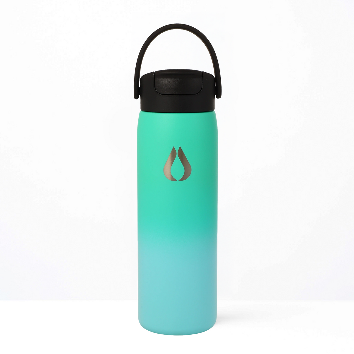 Vattenflaska - 2 i 1 - 710ML - Green Sky