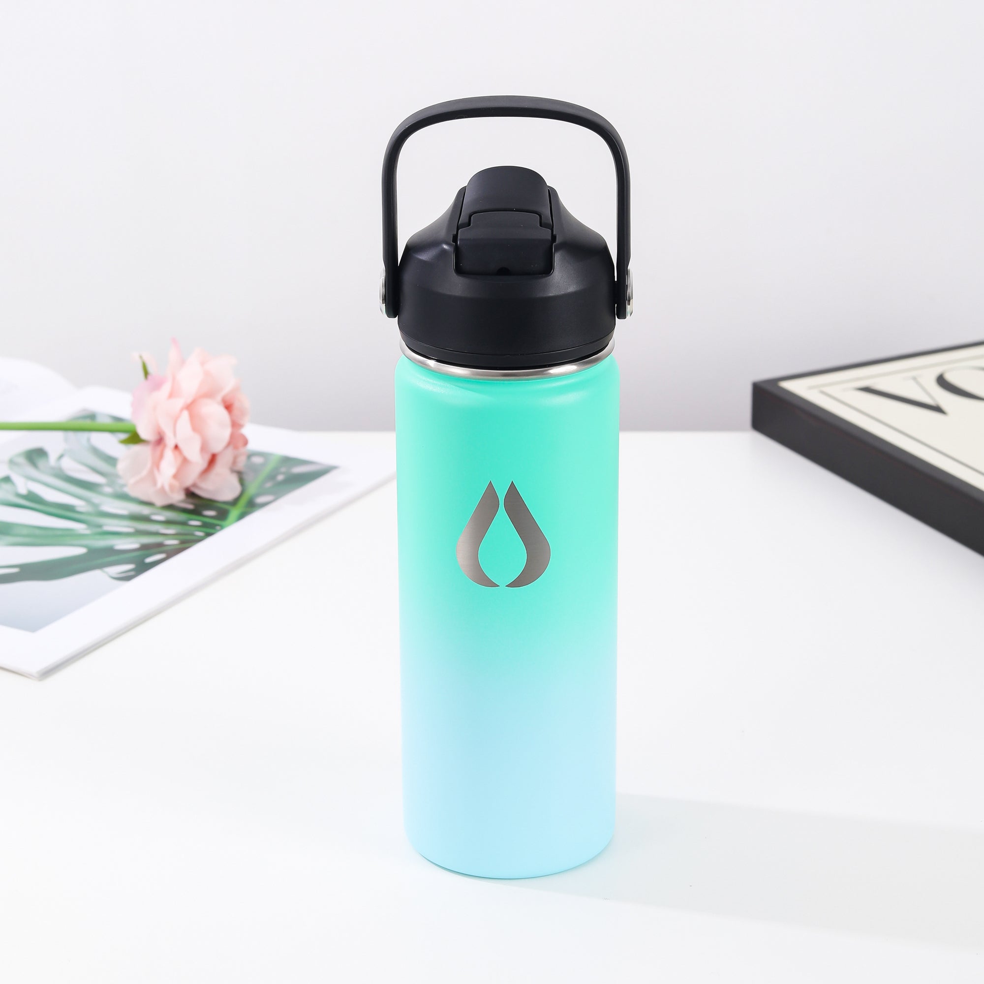Vattenflaska - 500ML - Green Sky
