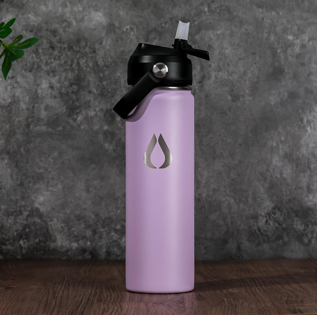 Vattenflaska - 650ML - Lavendel