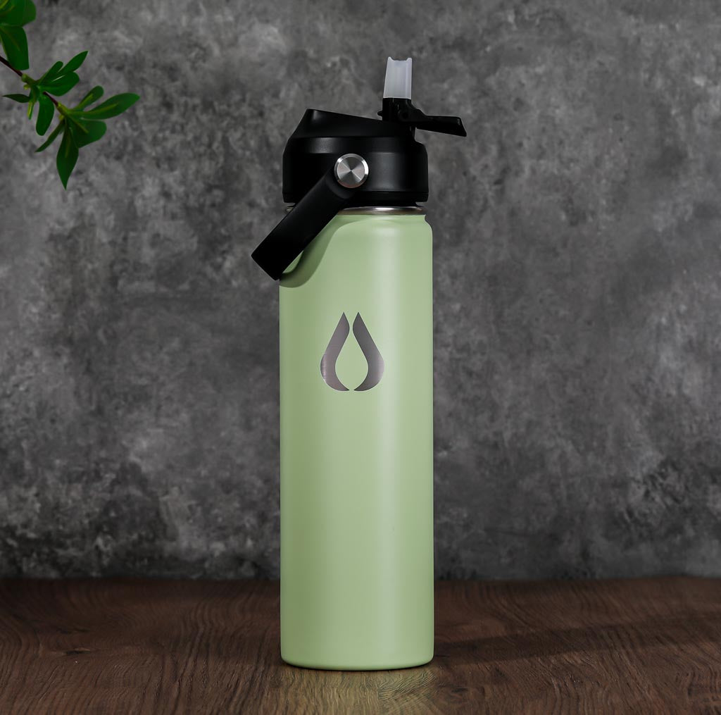 Vattenflaska - 650ML - Matcha