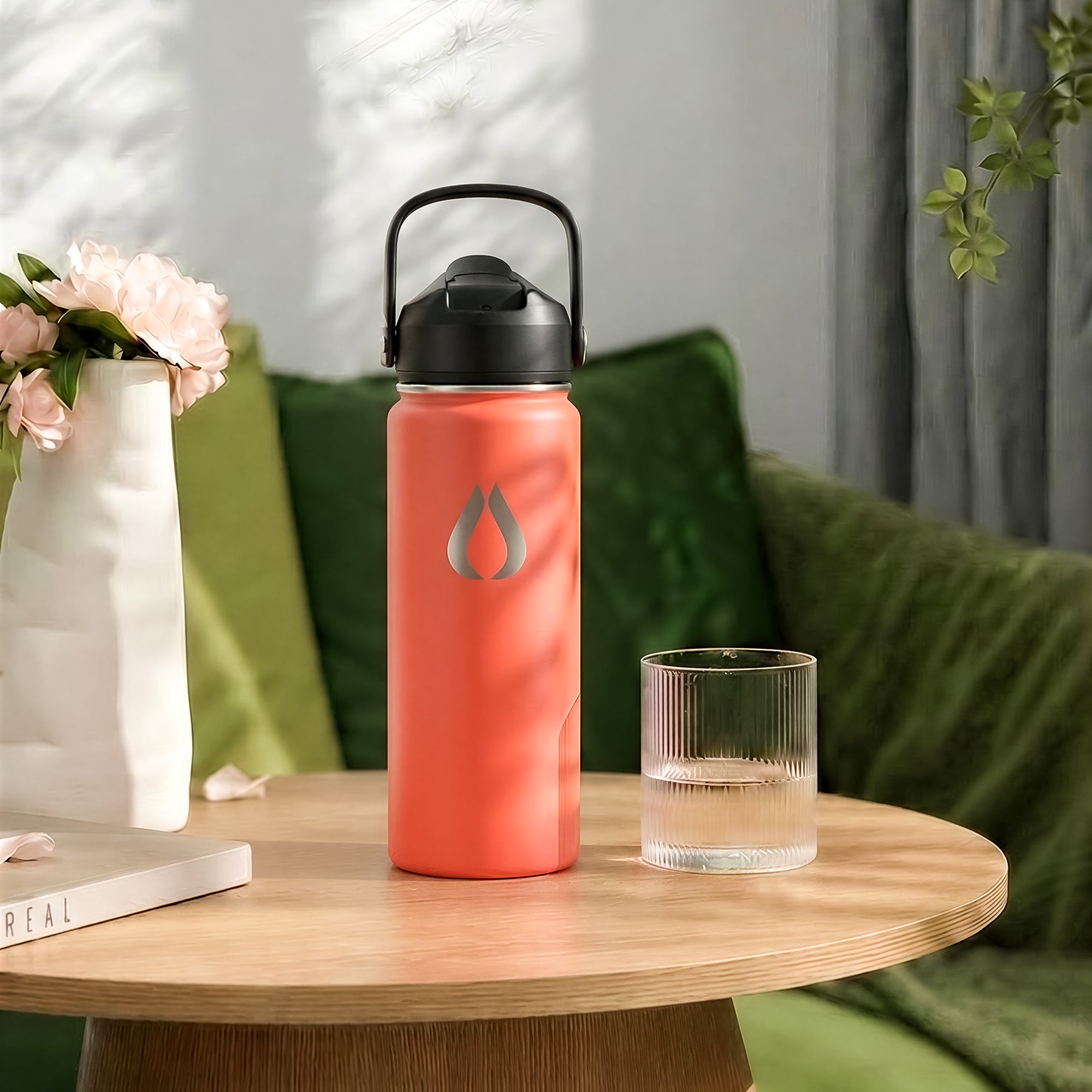 Vattenflaska - 500ML - Peach