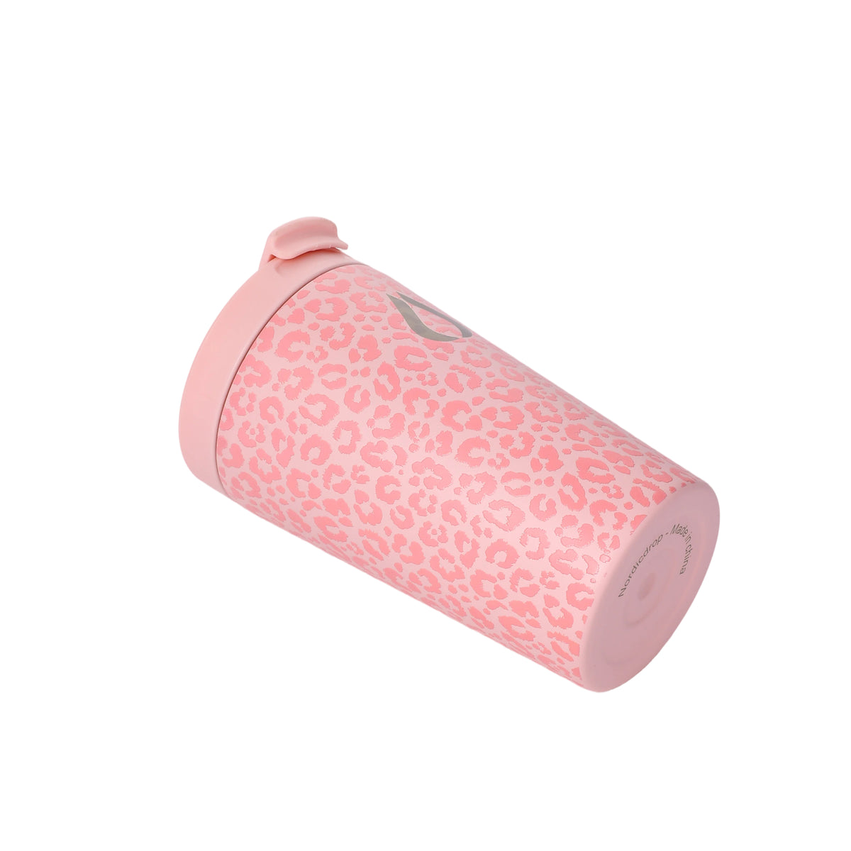 Kaffekopp - 400ML - Pink Leopard