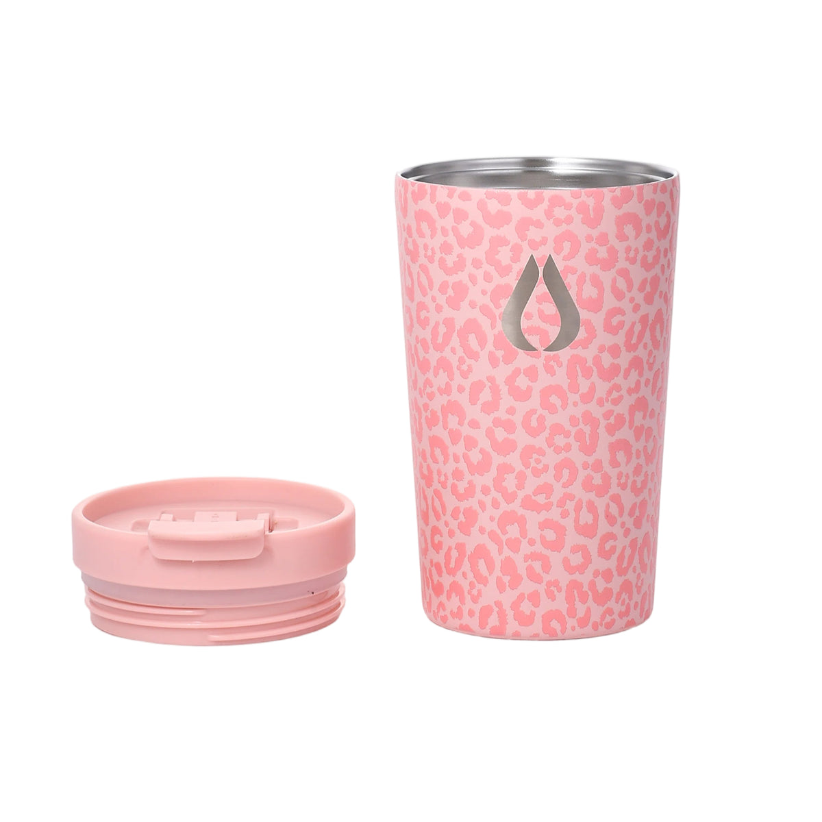 Kaffekopp - 400ML - Pink Leopard