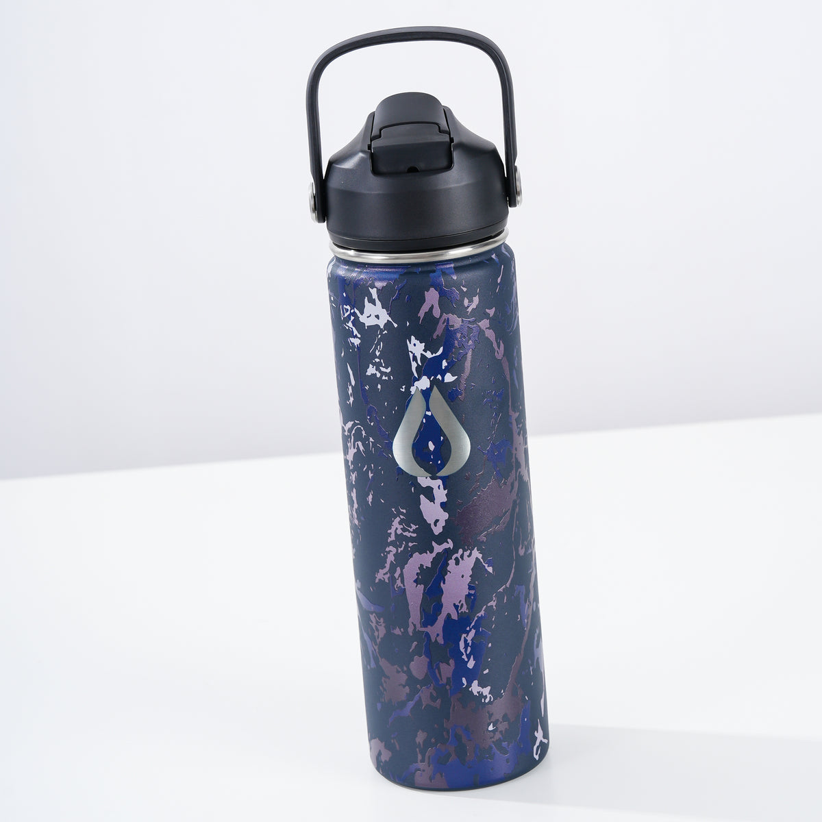 Vattenflaska - 650ML - Sapphire Marble