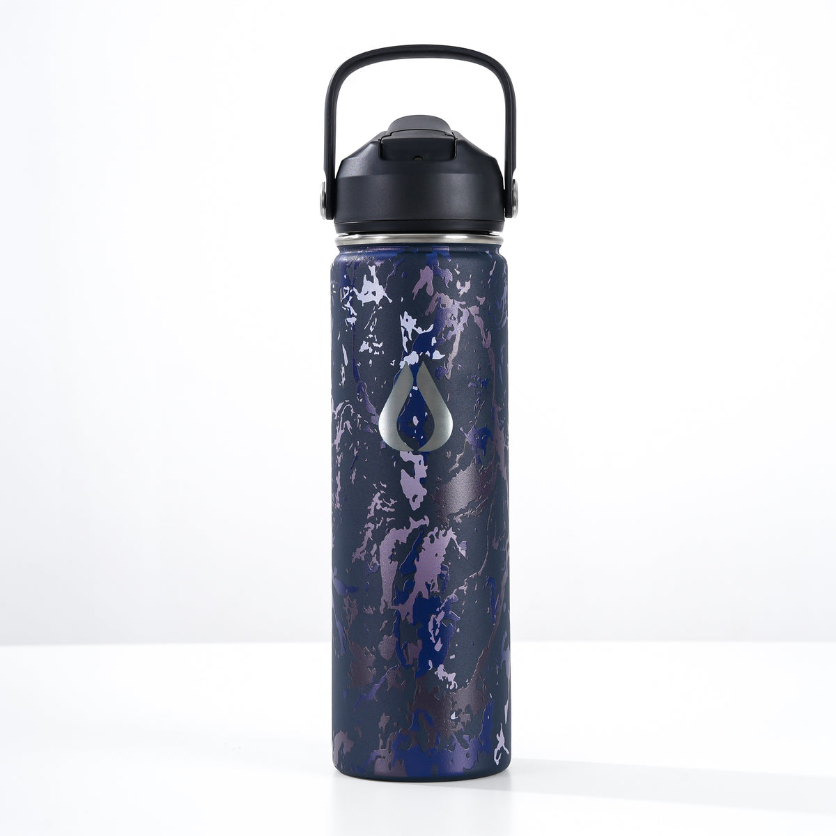 Vattenflaska - 650ML - Sapphire Marble