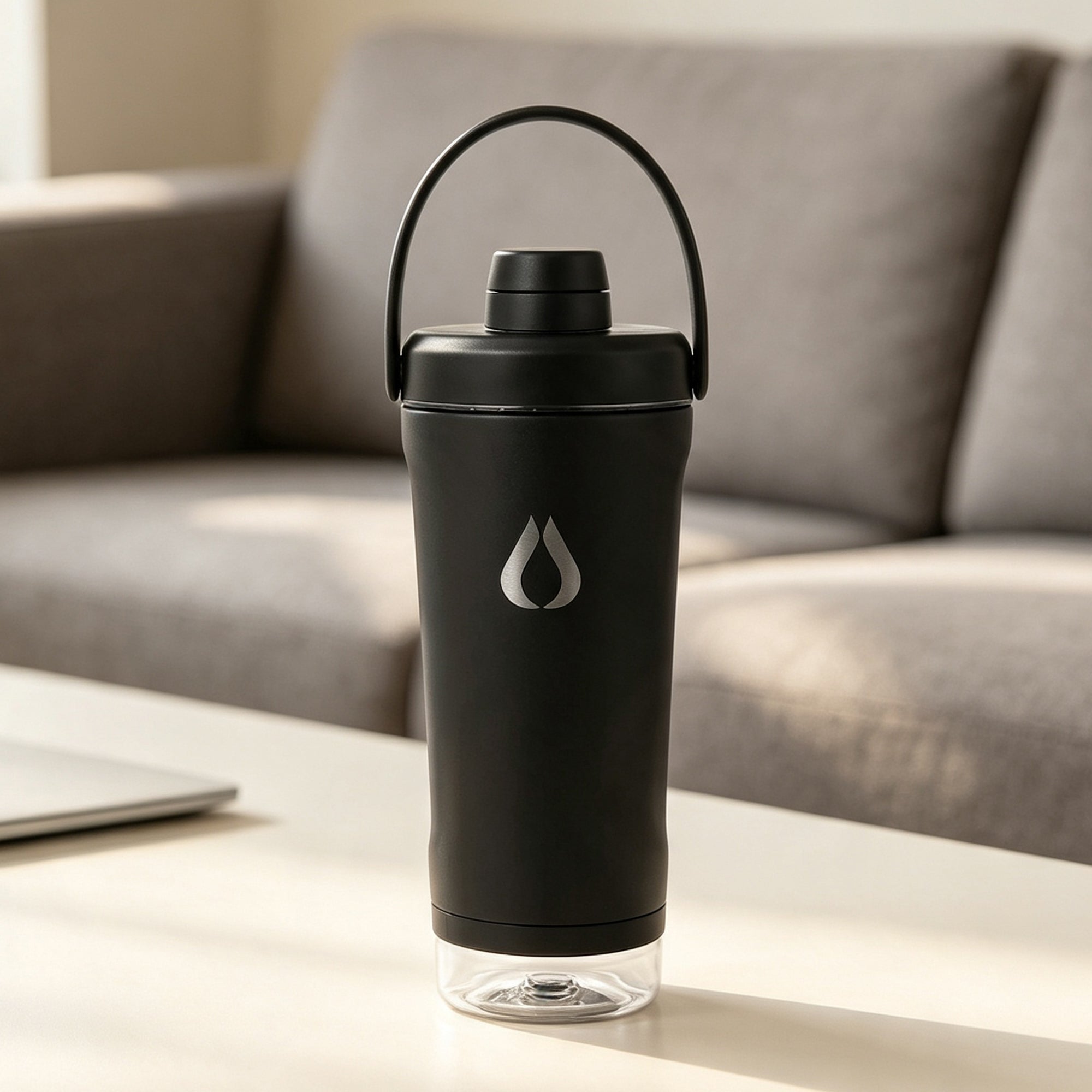 Shaker - 600ml - Svart
