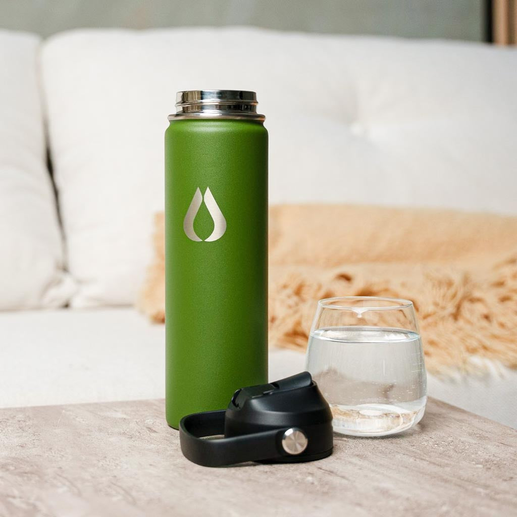 Vattenflaska - 650ML - Dark Olive