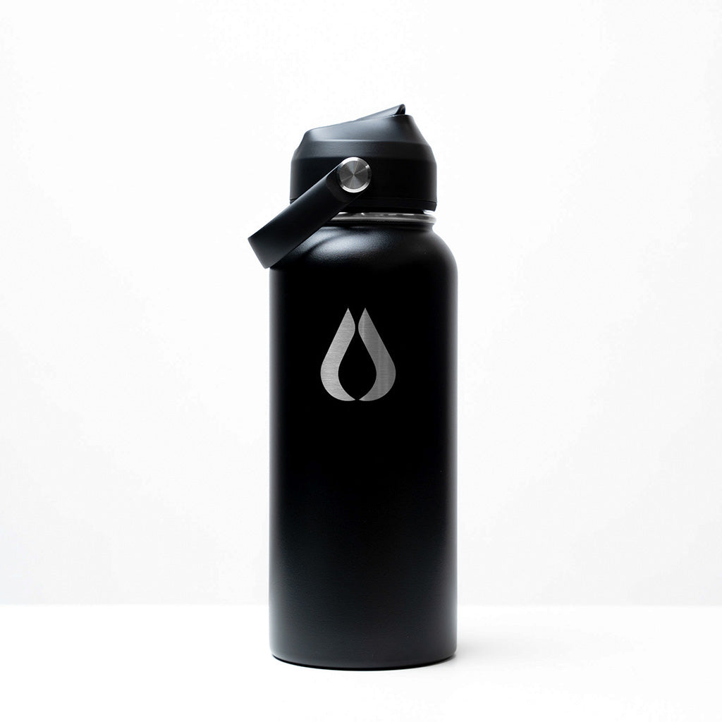 Vattenflaska - 960ML - Svart