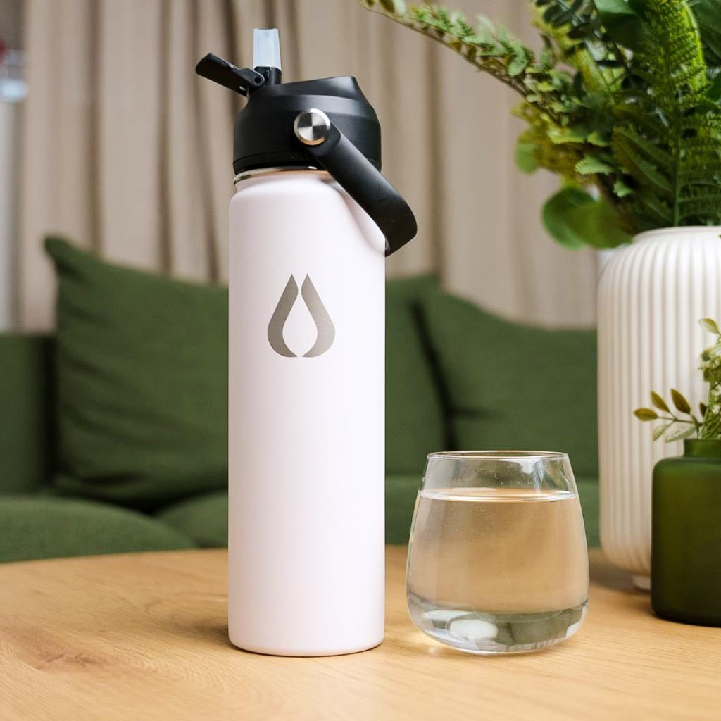 Vattenflaska - 650ML - Vit